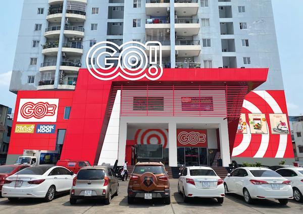 Bên ngoài siêu thị Big C Nguyễn Sơn, địa chỉ 212 Thoại Ngọc Hầu, Tân Phú, TP HCM